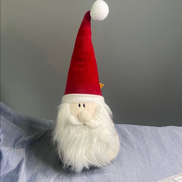 Festive Red and White Santa Doorstop 14 Inches Tall - Picture 6 of 8